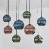 Koyoto hanging light, globe light, pendant light Ecru, black, 8-light sources