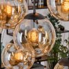 Gastor hanging light, globe light, pendant light Amber, 8-light sources