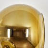 Koyoto globe light, wall light gold, 3-light sources