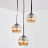 Koyoto hanging light, globe light, Cluster pendant lamp 30 cm Amber, 3-light sources
