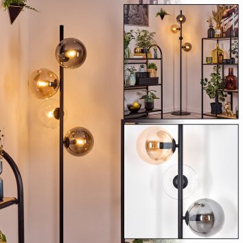 Gastor floor lamp 34 cm Amber, clear, Smoke-coloured, 4-light sources