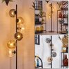 Ripoll floor lamp Amber, clear, Smoke-coloured, 6-light sources
