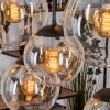 Gastor hanging light, globe light, pendant light Amber, clear, 8-light sources