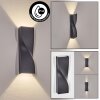 Halan outdoor wall light, Up & Down Light, wall light LED black, 2-light sources