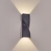 Halan outdoor wall light, Up & Down Light, wall light LED black, 2-light sources