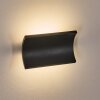 Grana outdoor wall light, wall light LED black, 2-light sources