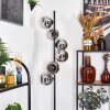 Koyoto floor lamp 31 cm chrome, Smoke-coloured, 6-light sources