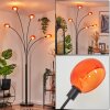 Nikkala floor lamp black, 5-light sources