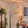 Nikkala floor lamp black, 5-light sources