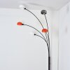 Nikkala floor lamp black, 5-light sources