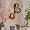 Ripoll globe light, wall light Smoke-coloured, 3-light sources