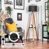 Soungou floor lamp Ecru, black, 1-light source