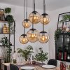 Gastor hanging light, globe light, pendant light Amber, 6-light sources