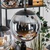 Gastor hanging light, globe light, pendant light Amber, clear, Smoke-coloured, 6-light sources