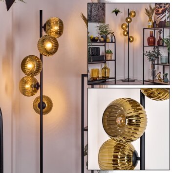 Koyoto floor lamp 31 cm gold, 5-light sources