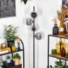 Ripoll floor lamp chrome, Smoke-coloured, 4-light sources