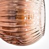 Ripoll floor lamp clear, coppery, 4-light sources