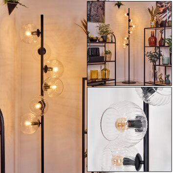 Koyoto floor lamp 31 cm clear, 6-light sources