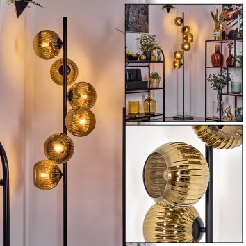 Koyoto floor lamp 31 cm gold, 6-light sources