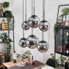 Gastor hanging light, globe light, pendant light Smoke-coloured, 6-light sources