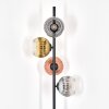 Ripoll floor lamp gold, clear, coppery, Smoke-coloured, 4-light sources