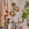 Ripoll globe light, wall light Smoke-coloured, 3-light sources