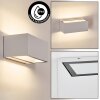 Lanor outdoor wall light, Up & Down Light, wall light LED white, 1-light source