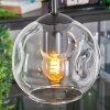 Ripoll hanging light, globe light, Cluster pendant lamp clear, 3-light sources