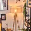 Saladillo floor lamp Light wood, white, 1-light source