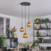 Koyoto hanging light, globe light, Cluster pendant lamp gold, 3-light sources