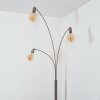 Codecreo floor lamp matt nickel, black, white, 3-light sources
