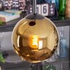 Koyoto hanging light, globe light, Cluster pendant lamp 30 cm gold, 3-light sources