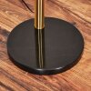 Yaak floor lamp brass, black, 3-light sources