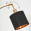 Alsen floor lamp brass, black, 3-light sources