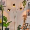 Alsen floor lamp brass, black, 3-light sources