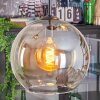 Koyoto hanging light, globe light, Cluster pendant lamp Amber, clear, 3-light sources
