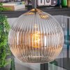Koyoto hanging light, globe light, Cluster pendant lamp clear, Smoke-coloured, 3-light sources
