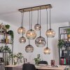 Ripoll hanging light, globe light, pendant light Ecru, black, 8-light sources