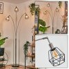 Yaak floor lamp matt nickel, black, 3-light sources