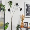 Bassagoda floor lamp matt nickel, black, 3-light sources