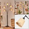 Lindberg floor lamp black, 5-light sources