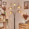 Lindberg floor lamp black, 5-light sources