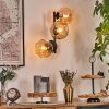 Ripoll globe light, wall light Amber, 3-light sources