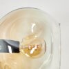Ripoll globe light, wall light Amber, clear, 3-light sources