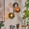 Ripoll globe light, wall light blue, green, coppery, 3-light sources