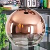 Koyoto hanging light, globe light, Cluster pendant lamp 30 cm clear, coppery, 3-light sources