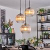 Koyoto hanging light, globe light, Cluster pendant lamp 30 cm Amber, clear, 3-light sources