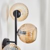 Koyoto globe light, wall light Amber, 3-light sources