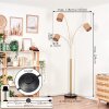 Soungou floor lamp brass, black, 3-light sources