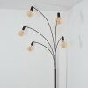 Codecro floor lamp chrome, black, white, 5-light sources